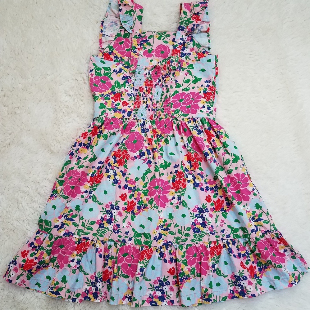 Hanna Andersson Pinafore Floral Dress Sz 160cm NWT - Picture 4 of 8